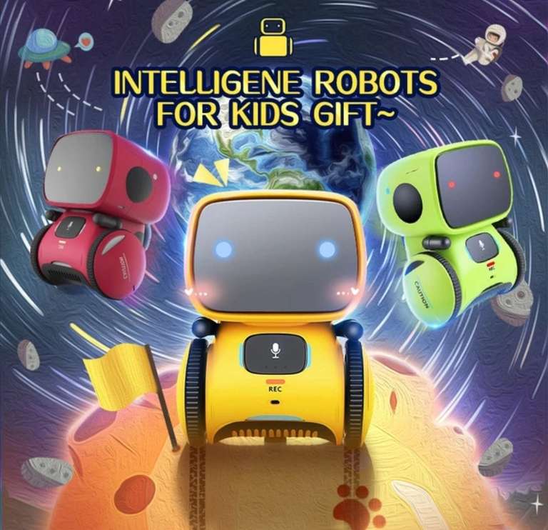 Robot de juguete interactivo con Control de voz para niños