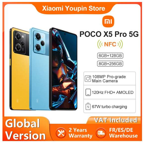 Poco X5 Pro 5G con 6GB/128GB y 8GB/256GB - Desde España
