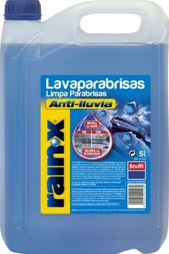 Rain-X 14126 Lavaparabrisas anti-lluvia protección -5°C, Fabricado en España, Repelente lluvia, Parabrisas, 5 litros
