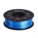 Amazon Basics - Filamento de plástico Silk-PLA para impresora 3D, 1,75 mm, bobina de 1 kg, azul seda