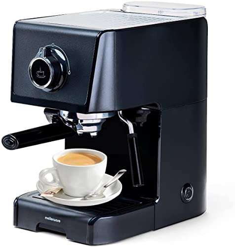 Mellerware - Cafetera Espresso Koffy!1200W | 20 Bar | Bandeja Calientatazas  | Vaporizador Inox Orientable | Café Molido y Monodosis » Chollometro