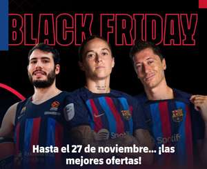 Black Friday en el FC Barcelona. Entradas al 40%, Tienda oficial al 50%..