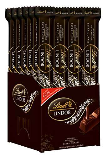 Lindt Lindor Sticks de Chocolate Negro 38gr - 24 x 38gr