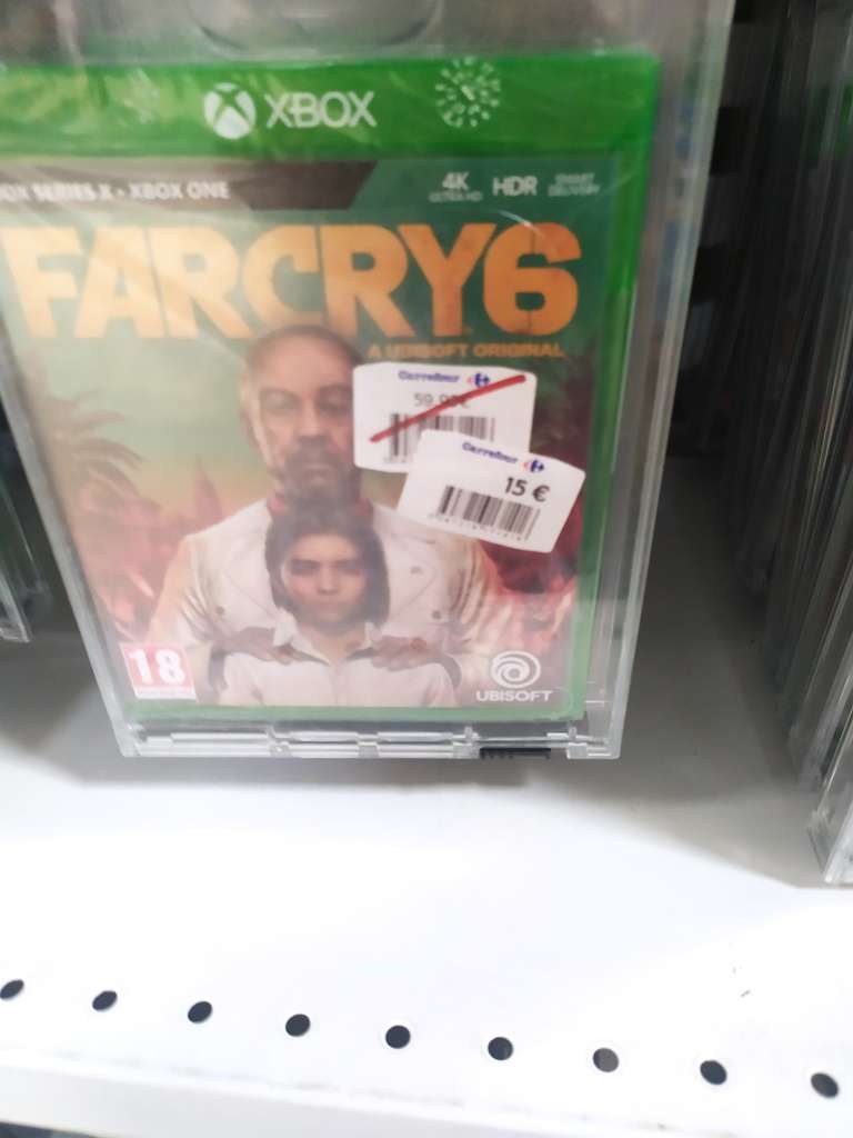 Mini recopilación ( Ishin PS5 =20 euros, Far cry 6 Xbox =7.5, Soul Hackers 2 PS4 = 10) zona outlet Carrefour Móstoles Soto (aplican 50 %)