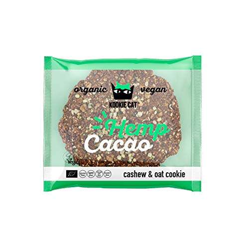 Pack de 12 Galletas con Semillas De Cáñamo Y Cacao de KOOKIE CAT