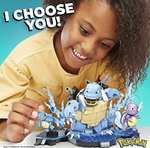 Mega Construx Pokémon Blastoise Figura de bloques de construcción de juguete para niños +6 años (Mattel HDH93), Exclusivo en Amazon