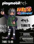 PLAYMOBIL Naruto Shippuden Yamato con Chaqueta Verde, máscara con Protector de mejillas, para Fans del Anime, auténtico, 9 Piezas, +5 años