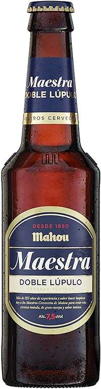 Tercio de Cerveza Mahou Maestra a [promoción 3x2 válida del 15/12/2022 a 31/12/2022]. »