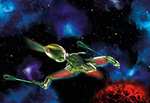 PLAYMOBIL 71089 Star Trek - Klingon Bird-of-Prey, Nave klingon con Efectos de Luz, Sonidos Originales y Figuras Coleccionables