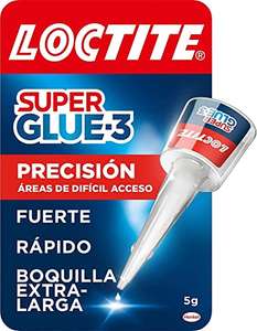 Loctite Super Glue-3 Precisión, pegamento transparente de máxima precisión 1x5 g
