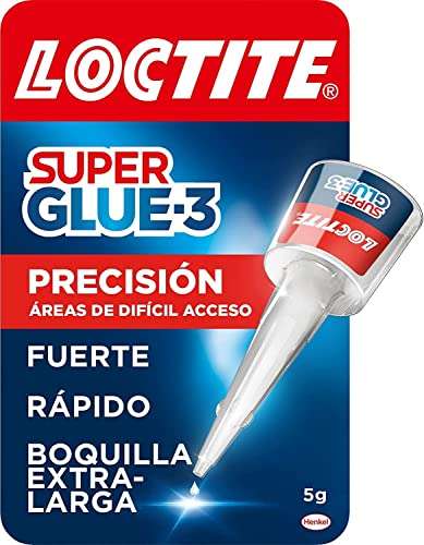 Loctite Super Glue-3 Precisión, pegamento transparente de máxima precisión 1x5 g