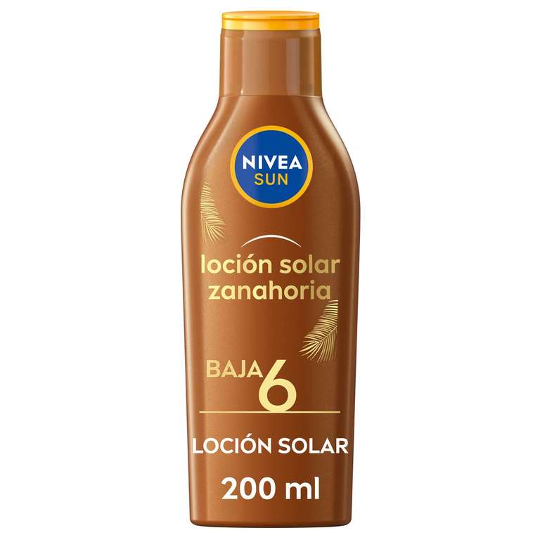 Pack de 6 - Leche solar zanahoria - todo tipo de piel - SPF 6 + - 6 x 200 ml