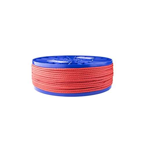 120 Metros cuerda de polipropileno diámetro 4 mm. rojo (más en descripción)