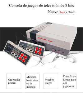 Mini Consola Retro NES 414 juegos con 2 mandos