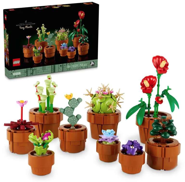 LEGO Icons Plantas Diminutas 10329 [25,99€ NUEVO USUARIO]