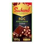Suchard Chocolate Negro Con Avellanas Enteras, 180g