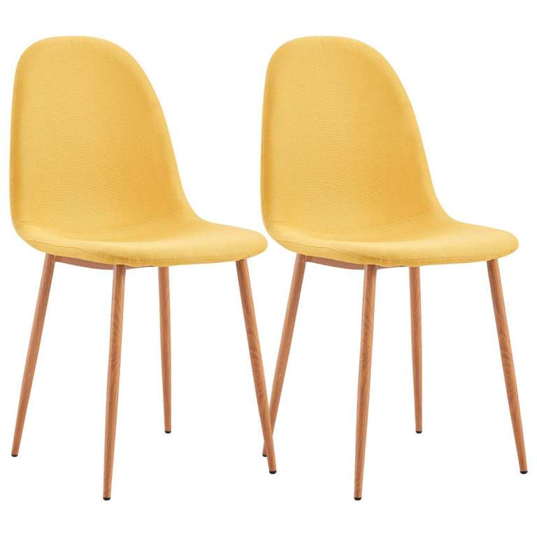 Pack de 2 sillas de Comedor Lino [4 Colores]