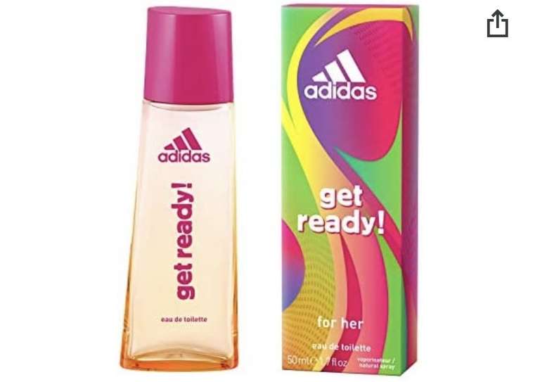 Adidas Get Ready Eau de Toilette para Mujer - 50 ml