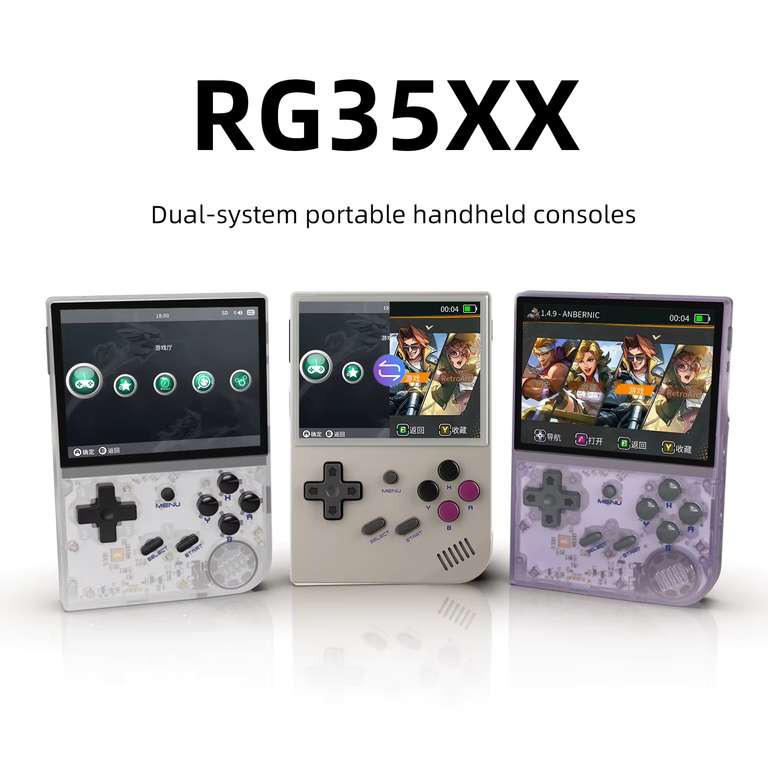 Consola Juegos Portátil Retro RG35XX Plus Linux Pantalla IPS 3 5 Pulgadas Negro 64g 128g Consola Juegos Portátil Retro RG35XX Plus Linux Pantalla IPS 3 5 Pulgadas Negro 64g 128g