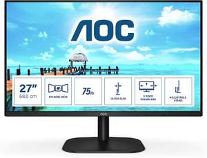 AOC 27B2H - (27", Full HD, 75 Hz, IPS, FlickerFree, 250 cd/m, D-SUB, HDMI, VGA, Low Blue Light)