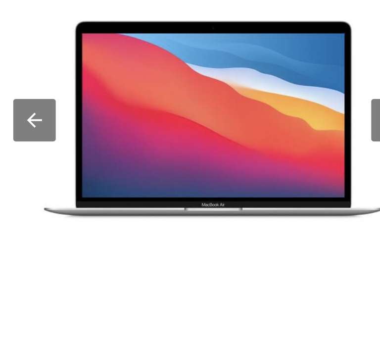 MacBook Air 13 M1 256GB Plata