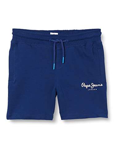 Pepe Jeans Georgie Short Pantalones Cortos de Vestir para Niños tallas 10 y 12 años en Azul y en Gris 6,10 y 12 años.