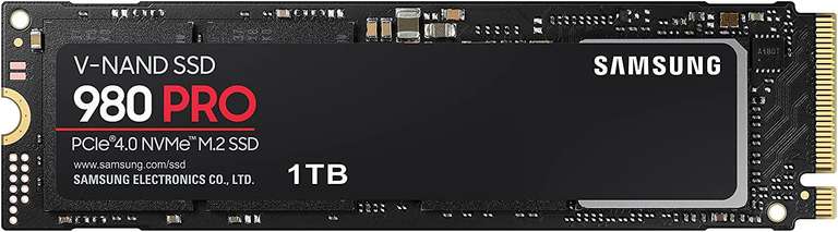 Samsung 980 PRO 1 TB PCIe 4.0 NVMe M.2 (Con disipador 135,51€)