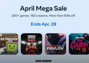 Meta App Store Mega Rebajas de Abril, más de un 60% de descuento