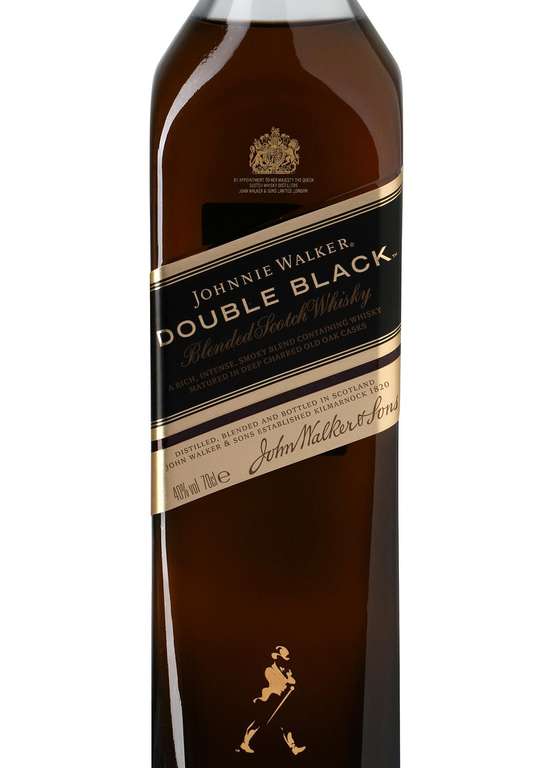 Whisky Johnnie Walker Double Black 70cl + 14,95€ en cupón (50% que vuelve)