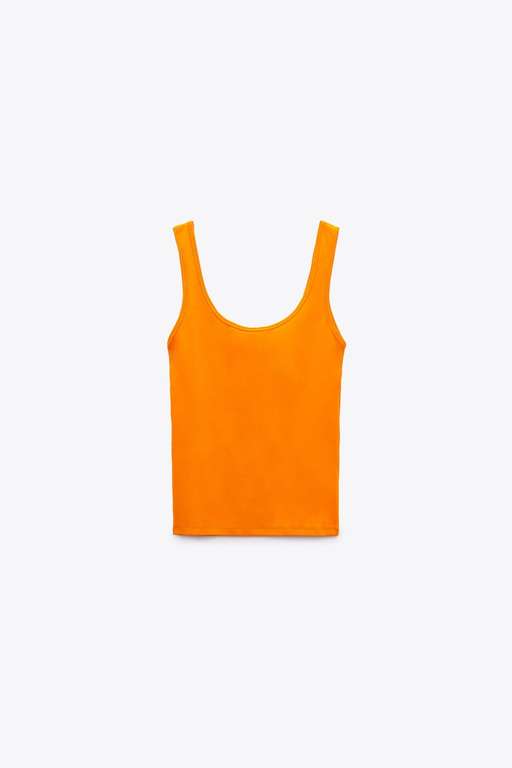 Camiseta de tirantes Zara para mujer disponible en 4 colores [ Envio gratis a tienda ]