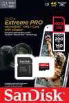 SanDisk Tarjeta microSDXC Extreme PRO de 400 GB + adaptador SD + RescuePRO Deluxe de hasta 200 MB/s