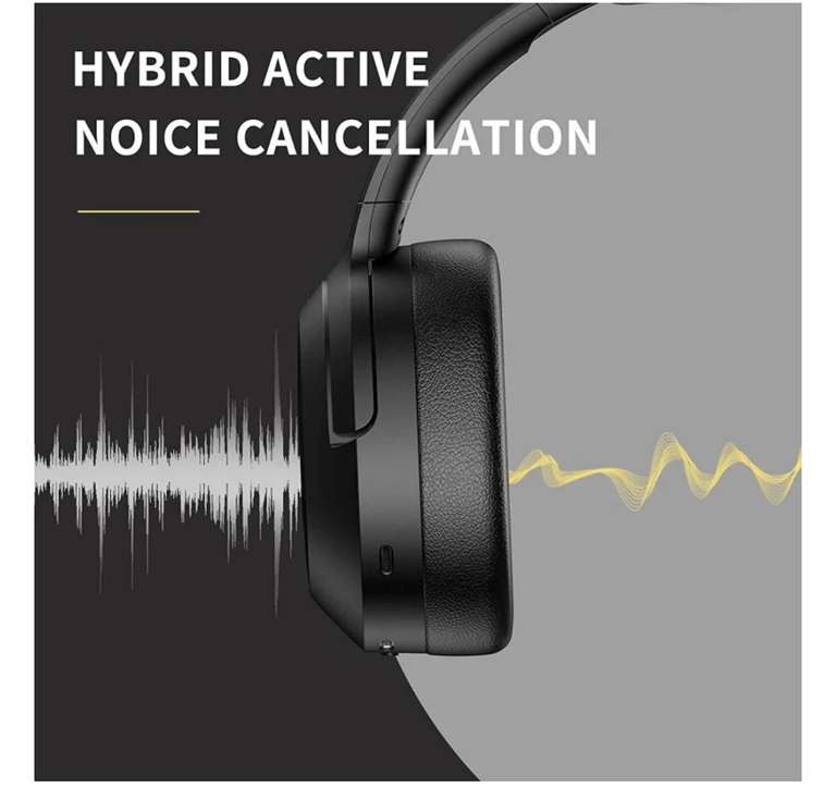 Edifier W820NB Auriculares Inalámbricos Híbridos con Cancelación de Ruido Activa (en 3 colores)