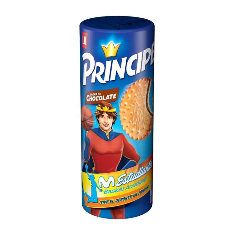 Príncipe Original Galletas Sandwich Rellenas de Crema de Chocolate con Leche 300g - Pack de 24