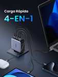 UGREEN Nexode X 160W Cargador USB C GaNInfinity, Cargador PD 3.1 PPS con 4 Puertos Compatible con MacBook Pro Air M3 M2 M1 iPhone 15