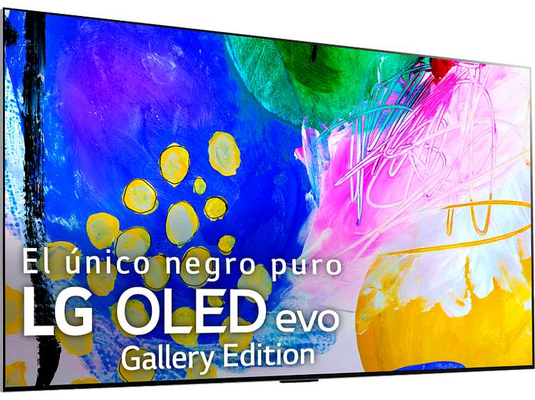 TV OLED 55" - LG OLED55G26LA, OLED 4K, Procesador α9 Gen5 AI Processor 4K, Smart TV, DVB-T2 (H.265), Negro