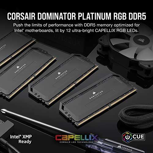 Corsair Dominator Platinum RGB DDR5 32 GB (2 x 16 GB) 5600MHz C36