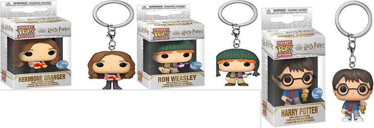 Pocket Pop Keychain Harry Potter, Ron Weasley y Hermione