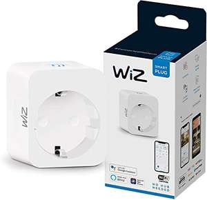 Enchufe inteligente WiZ (última versión con Matter, WiFi WPA3 y medidor de consumo, máx. 2300W)