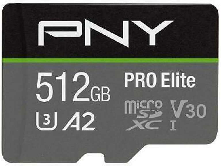 Tarjeta de memoria Micro SDXC PNY Pro Elite (512 GB - 100 MB/s)