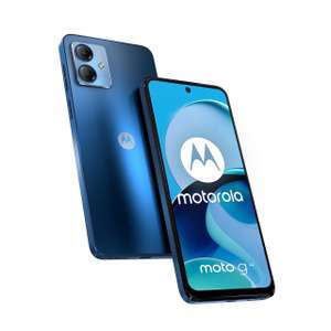 Motorola moto g14, 4/128, pantalla 6.5" Full HD+, sistema de cámara de 50MP, audio Dolby Atmos, Android 13, batería de 5000 mAh, dual SIM)
