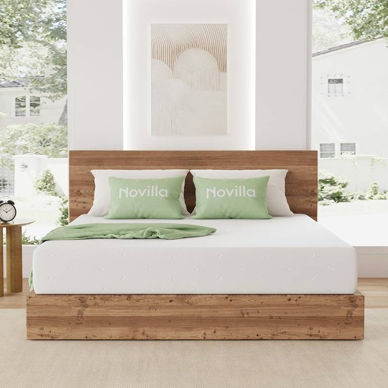 Colchón Viscoelástico 90x190cm – Espuma de Gel con Memoria, Firmeza Media – Funda extraible – Altura 18cm