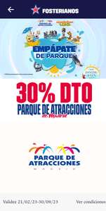Parque Atracciones de Madrid - 30% descuento con Fosterianos
