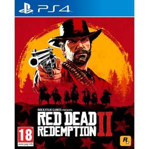 Red Dead Redemption 2 para PS4 (Con Cupón IVA se queda en 16.32€) Solo compra en tienda