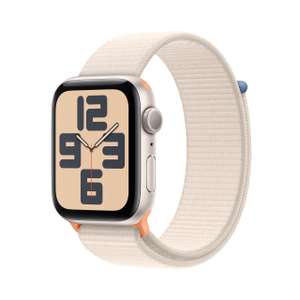 Apple Watch SE de 2.ª generación, 2023 [GPS] Smartwatch con Caja de Aluminio en Blanco Estrella de 44 mm