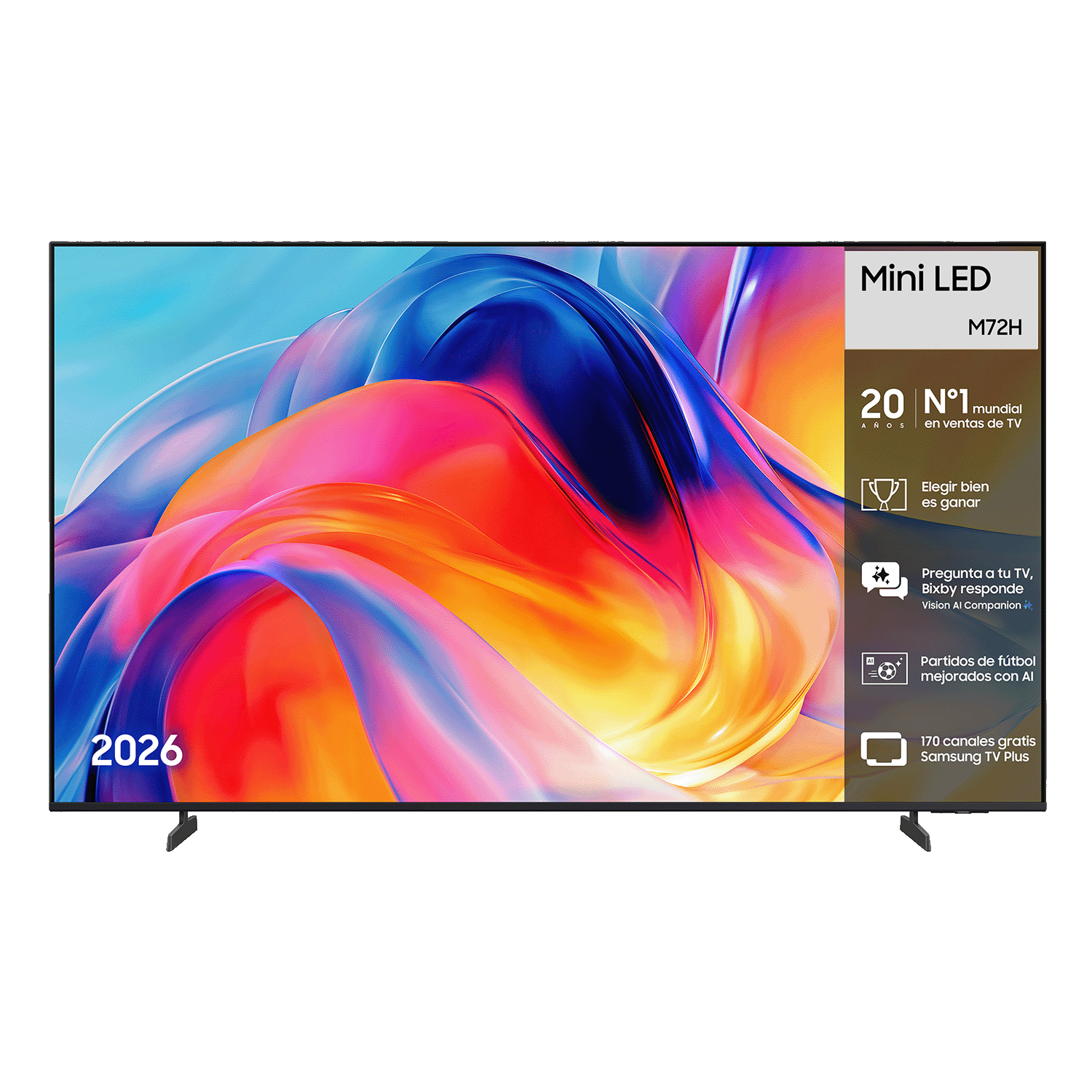 TV 43" Mini LED M72H 4K Samsung Vision AI Smart TV 2026 || 50" por 298€ || 55" por 347€ -- Samsung Plus / Estudiantes