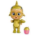 BEBÉS LLORONES LÁGRIMAS MÁGICAS Casital Dorada (Golden Edition) | Mini bebé llorón Sorpresa coleccionable con lágrimas y Accesorios dorados