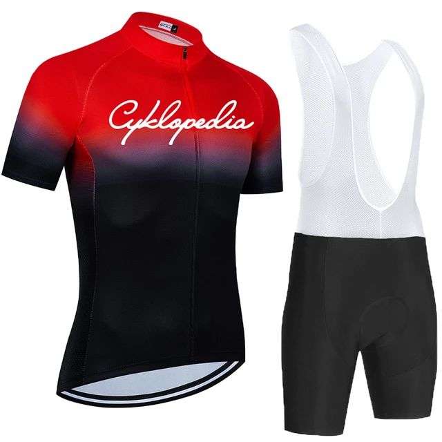 CYKLOPEDIA-equipo de ciclismo para hombre, Maillot de verano para bicicleta de montaña y Triatlón