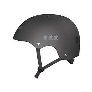 NINEBOT BY SEGWAY SGW L-BK Segway Deportivo para Bicicleta, Casco de protección Ninebot Commuter Helmet-Talla, Color Negro, Unisex Adulto