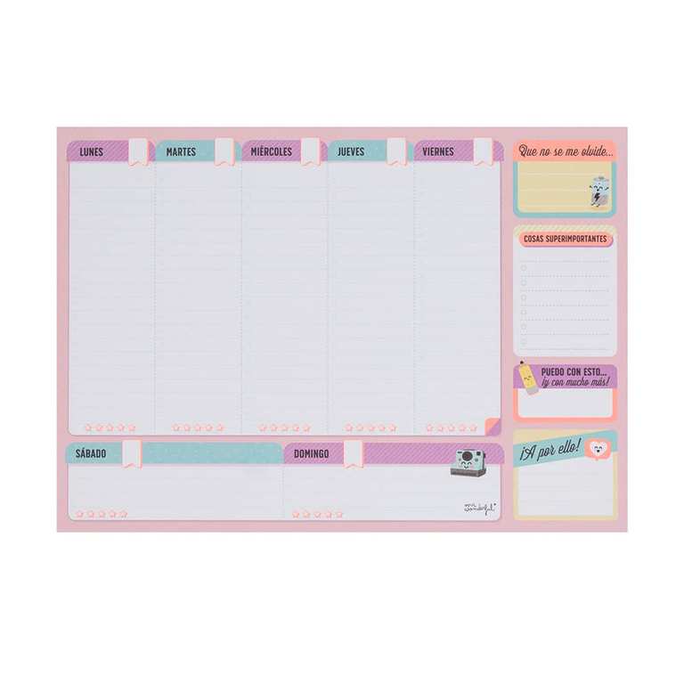 Imagen de Mr. Wonderful-Organizador Semanal