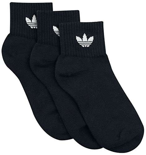 3 pares Adidas Mid Ankle Sck Socks Unisex adulto